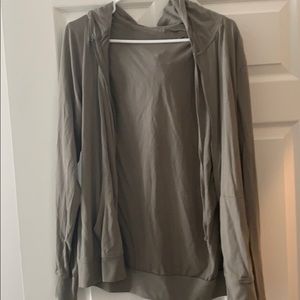 All saints hoodie zip up